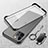 Transparent Crystal Hard Case Back Cover with Magnetic Finger Ring Stand for Apple iPhone 14 Pro