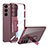 Transparent Crystal Hard Case Back Cover with Stand AC1 for Samsung Galaxy S24 5G