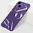 Transparent Crystal Hard Case Back Cover WT1 for Apple iPhone 14 Plus Purple