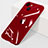 Transparent Crystal Hard Case Back Cover WT1 for Apple iPhone 14 Red