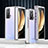 Transparent Crystal Hard Case Back Cover ZL1 for Huawei Honor Magic V 5G Silver