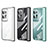 Transparent Crystal Hard Case Back Cover ZL1 for Oppo Find N2 5G