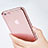 Transparent Crystal Hard Rigid Case Back Cover for Apple iPhone 6 Pink