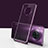 Transparent Crystal Hard Rigid Case Back Cover H01 for Huawei Mate 30 5G Purple