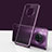 Transparent Crystal Hard Rigid Case Back Cover H01 for Huawei Mate 30E Pro 5G Purple