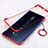 Transparent Crystal Hard Rigid Case Back Cover H01 for Oppo Reno2 Red