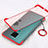 Transparent Crystal Hard Rigid Case Back Cover H02 for Huawei Nova 5i Pro Red