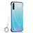 Transparent Crystal Hard Rigid Case Back Cover H02 for Oppo A91