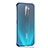 Transparent Crystal Hard Rigid Case Back Cover H02 for Oppo Reno Ace Blue