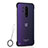 Transparent Crystal Hard Rigid Case Back Cover S01 for OnePlus 8 Pro Black