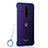 Transparent Crystal Hard Rigid Case Back Cover S01 for OnePlus 8 Pro Blue