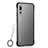 Transparent Crystal Hard Rigid Case Back Cover S02 for Huawei P20 Pro Black