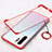 Transparent Crystal Hard Rigid Case Back Cover S02 for Huawei P30 Pro New Edition Red