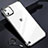 Transparent Crystal Hard Rigid Case Back Cover S03 for Apple iPhone 11 Black