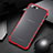 Transparent Crystal Hard Rigid Case Back Cover S03 for Oppo K1 Red
