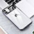Transparent Crystal Hard Rigid Case Back Cover S04 for Apple iPhone 11 Gray