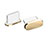 Type-C Anti Dust Cap USB-C Plug Cover Protector Plugy Universal H06 for Apple iPad Air 5 10.9 (2022) Gold