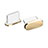 Type-C Anti Dust Cap USB-C Plug Cover Protector Plugy Universal H06 for Apple iPad Pro 12.9 (2021) Gold