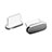 Type-C Anti Dust Cap USB-C Plug Cover Protector Plugy Universal H06 for Apple iPhone 15 Plus Dark Gray