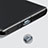 Type-C Anti Dust Cap USB-C Plug Cover Protector Plugy Universal H08 for Apple iPhone 15 Dark Gray