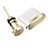 Type-C Anti Dust Cap USB-C Plug Cover Protector Plugy Universal H09 for Apple iPad Air 5 10.9 (2022) Gold