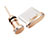 Type-C Anti Dust Cap USB-C Plug Cover Protector Plugy Universal H09 for Apple iPad Pro 11 (2021) Rose Gold