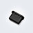 Type-C Anti Dust Cap USB-C Plug Cover Protector Plugy Universal H11 for Apple iPad Air 5 10.9 (2022) Black