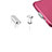 Type-C Anti Dust Cap USB-C Plug Cover Protector Plugy Universal H12 for Apple iPhone 16 Plus Silver