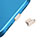 Type-C Anti Dust Cap USB-C Plug Cover Protector Plugy Universal H14 for Apple iPad Pro 12.9 (2021) Gold