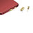 Type-C Anti Dust Cap USB-C Plug Cover Protector Plugy Universal H17 for Apple iPad Pro 12.9 (2021) Gold