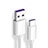 Type-C Charger USB Data Cable Charging Cord Android Universal T06 for Apple iPad Air 5 10.9 (2022) White