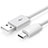 Type-C Charger USB Data Cable Charging Cord Android Universal T18 for Apple iPad Pro 11 (2022) White