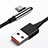 Type-C Charger USB Data Cable Charging Cord Android Universal T20 for Apple iPad Air 5 10.9 (2022) Black