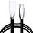 Type-C Charger USB Data Cable Charging Cord Android Universal T23 for Apple iPad Air 5 10.9 (2022) Black