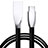 Type-C Charger USB Data Cable Charging Cord Android Universal T23 for Apple iPad Pro 11 (2021) Black