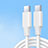 Type-C USB-C to Type-C USB-C Cable Adapter 100W H04 for Apple iPad Pro 11 (2022)