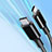 Type-C USB-C to Type-C USB-C Cable Adapter 100W H05 for Apple iPad Air 5 10.9 (2022) Black