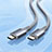 Type-C USB-C to Type-C USB-C Cable Adapter 100W H06 for Apple iPad Air 5 10.9 (2022)