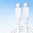 Type-C USB-C to Type-C USB-C Cable Adapter 60W H04 for Apple iPad Air 5 10.9 (2022)