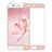 Ultra Clear Full Screen Protector Tempered Glass for Huawei P10 Pink