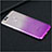 Ultra Slim Transparent Gel Gradient Soft Case for Huawei Honor V10 Purple