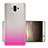 Ultra Slim Transparent Gel Gradient Soft Case for Huawei Mate 9 Pink