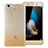 Ultra Slim Transparent Gel Gradient Soft Case for Huawei P8 Lite Smart Gold