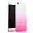 Ultra Slim Transparent Gel Gradient Soft Case for Xiaomi Mi Note Pink