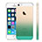 Ultra Slim Transparent Gradient Soft Case for Apple iPhone 5 Green