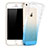 Ultra Slim Transparent Gradient Soft Case for Apple iPhone 5S Blue