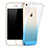 Ultra Slim Transparent Gradient Soft Case for Apple iPhone SE Blue