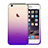 Ultra Slim Transparent Gradient Soft Case Z01 for Apple iPhone 6S Plus Purple