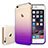 Ultra Slim Transparent Gradient Soft Case Z01 for Apple iPhone 6S Plus Purple