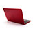 Ultra Slim Transparent Matte Finish Cover for Apple MacBook 12 inch Red